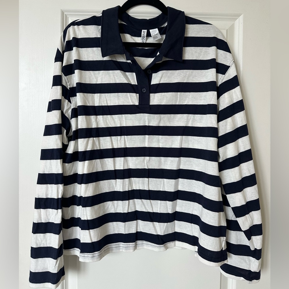 H&M striped long sleeve tshirt